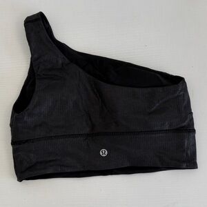 Lululemon Align Asymmetrical Ribbed Bra Shine